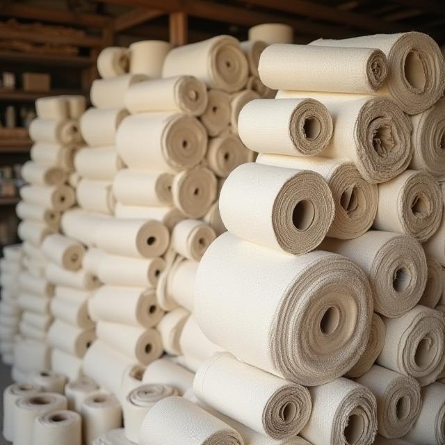 Locally milled fabric rolls
